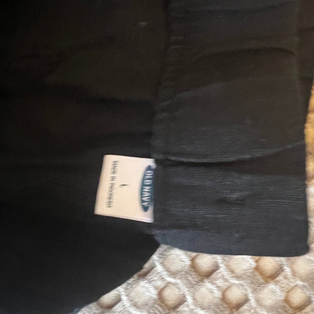 Old Navy Size Large Black Linen Pants NWOT - Picture 3 of 4